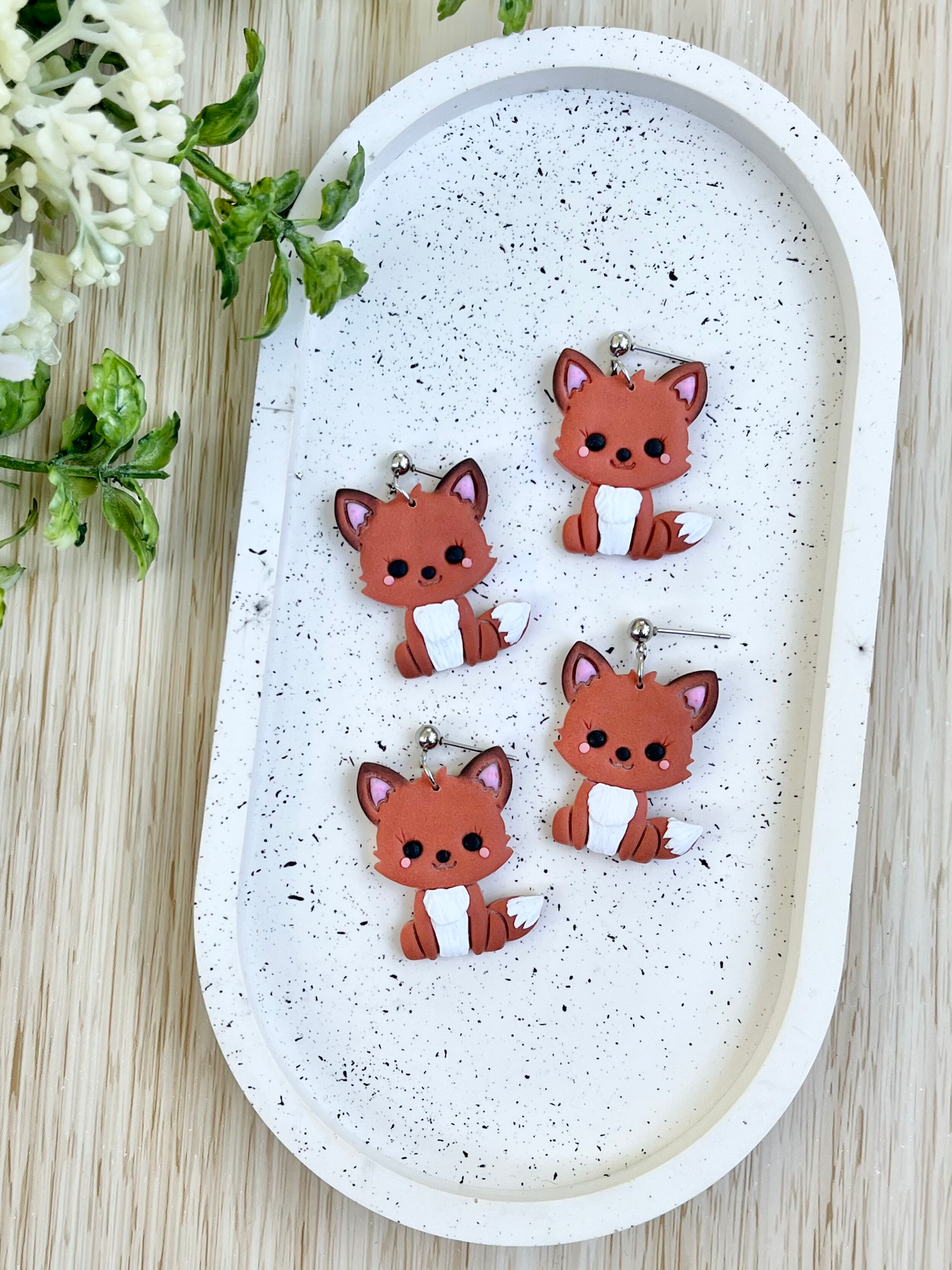 Red Fox Earrings
