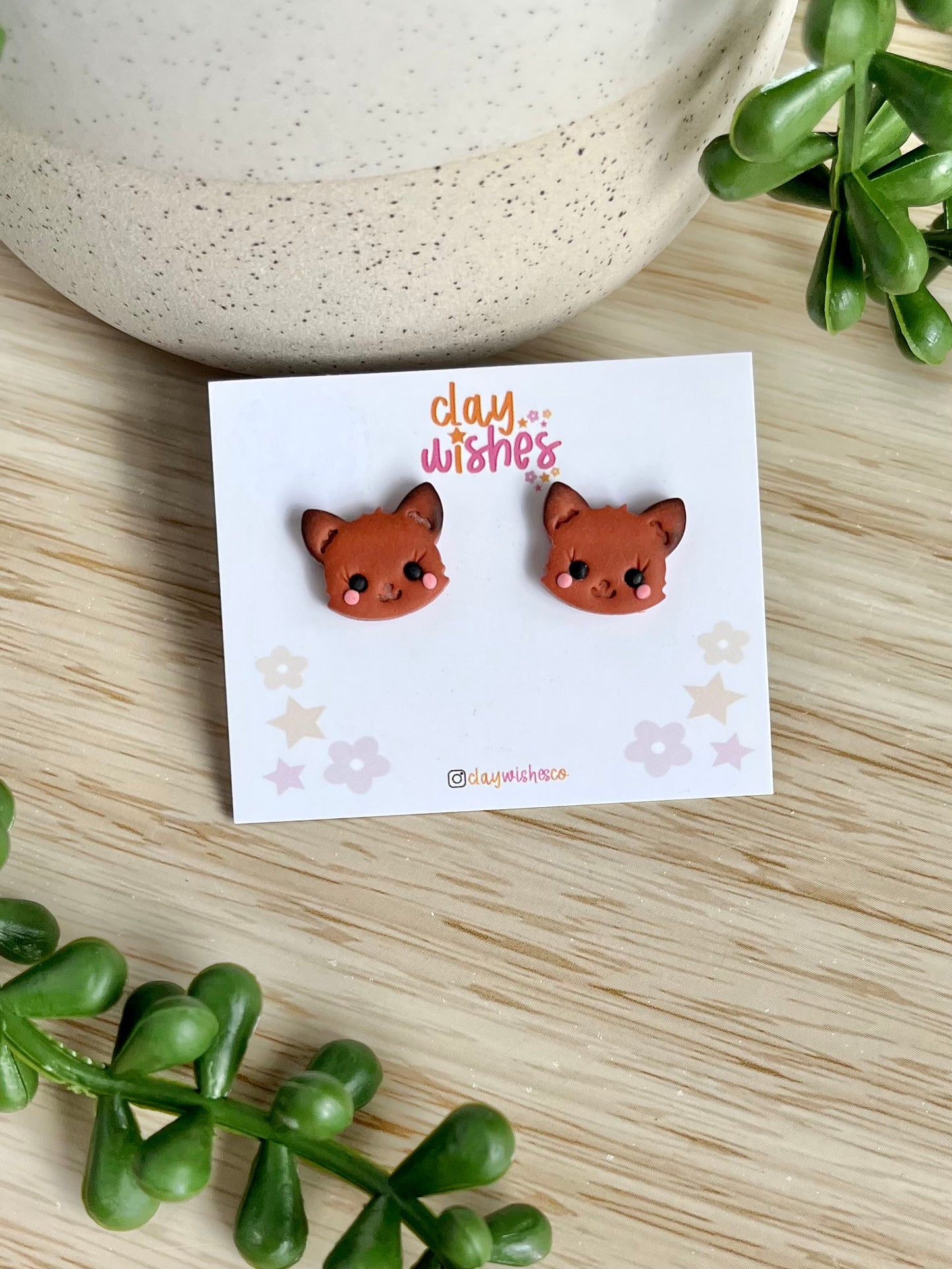 Fox Stud Earrings