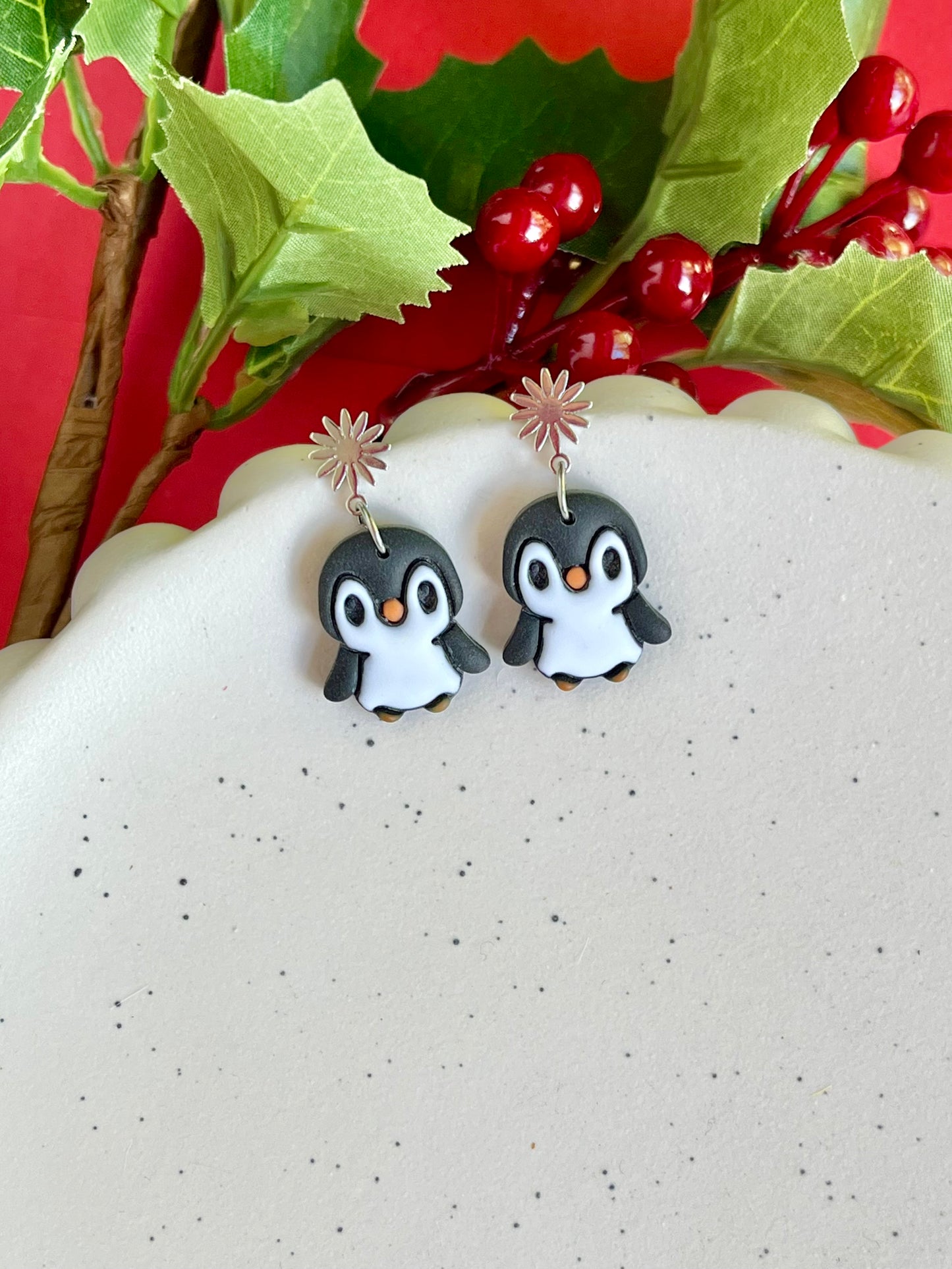 Penguin Earrings