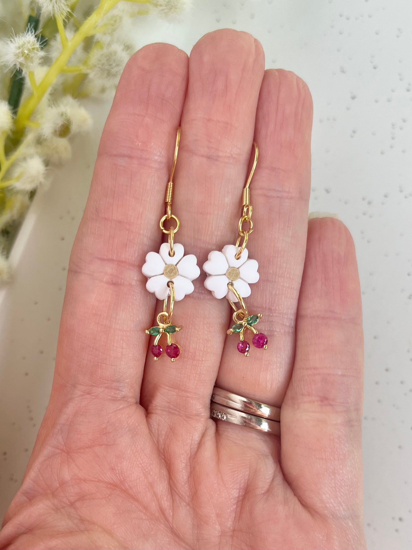 Cherry Charm Earrings
