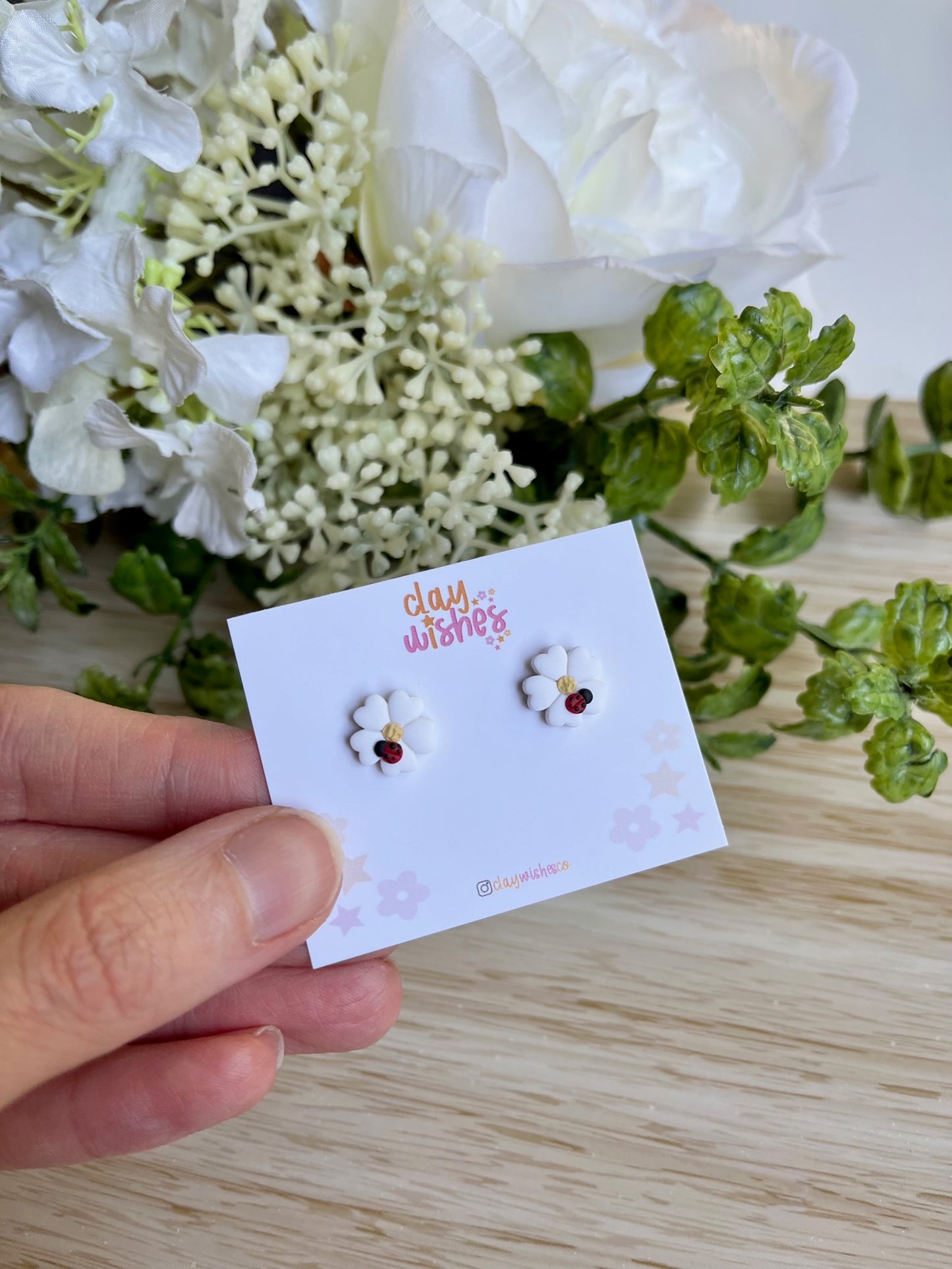 Dainty Flower Stud Earrings