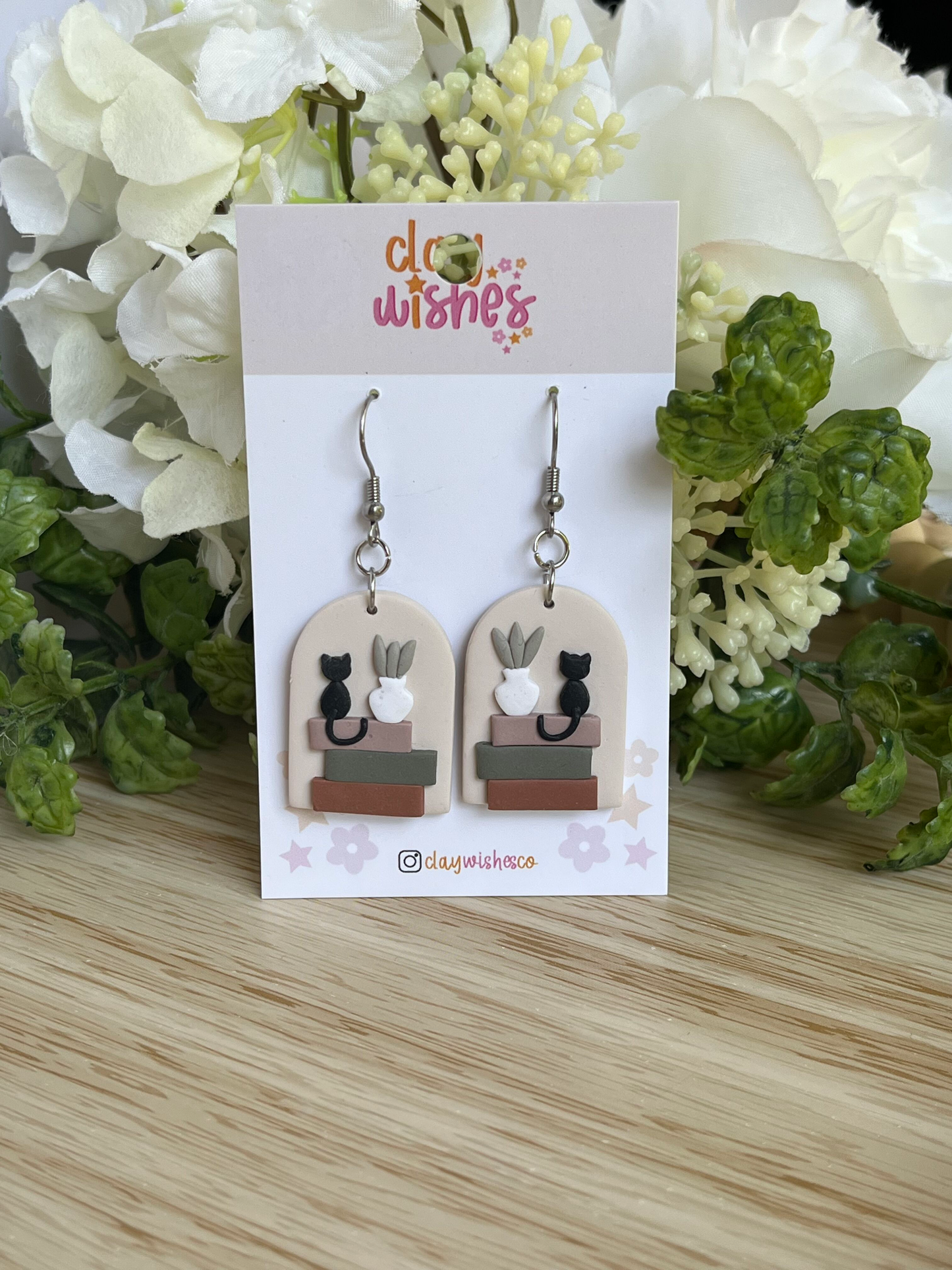 Book Stack Earrings