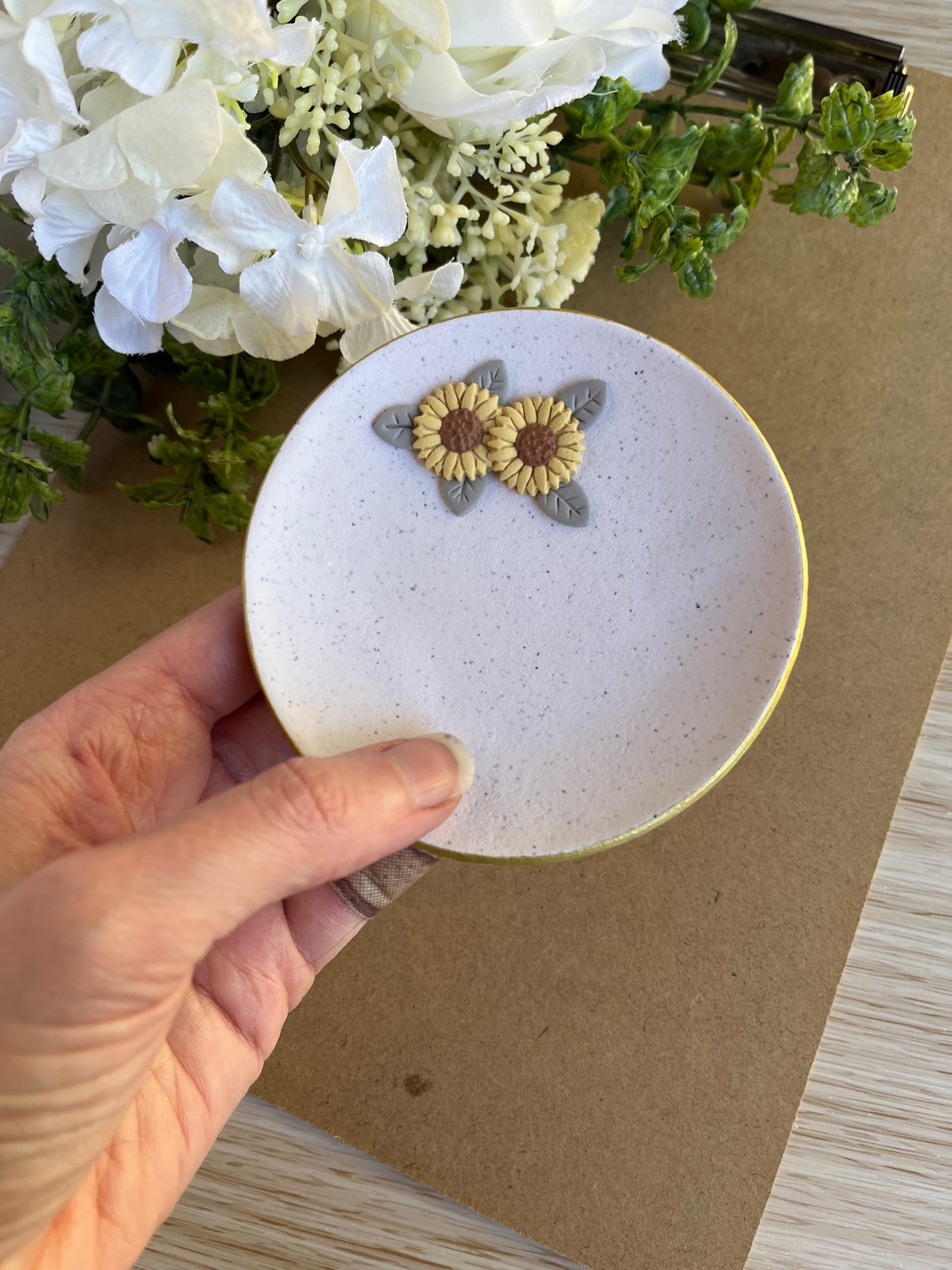 Sunflower Trinket Dish