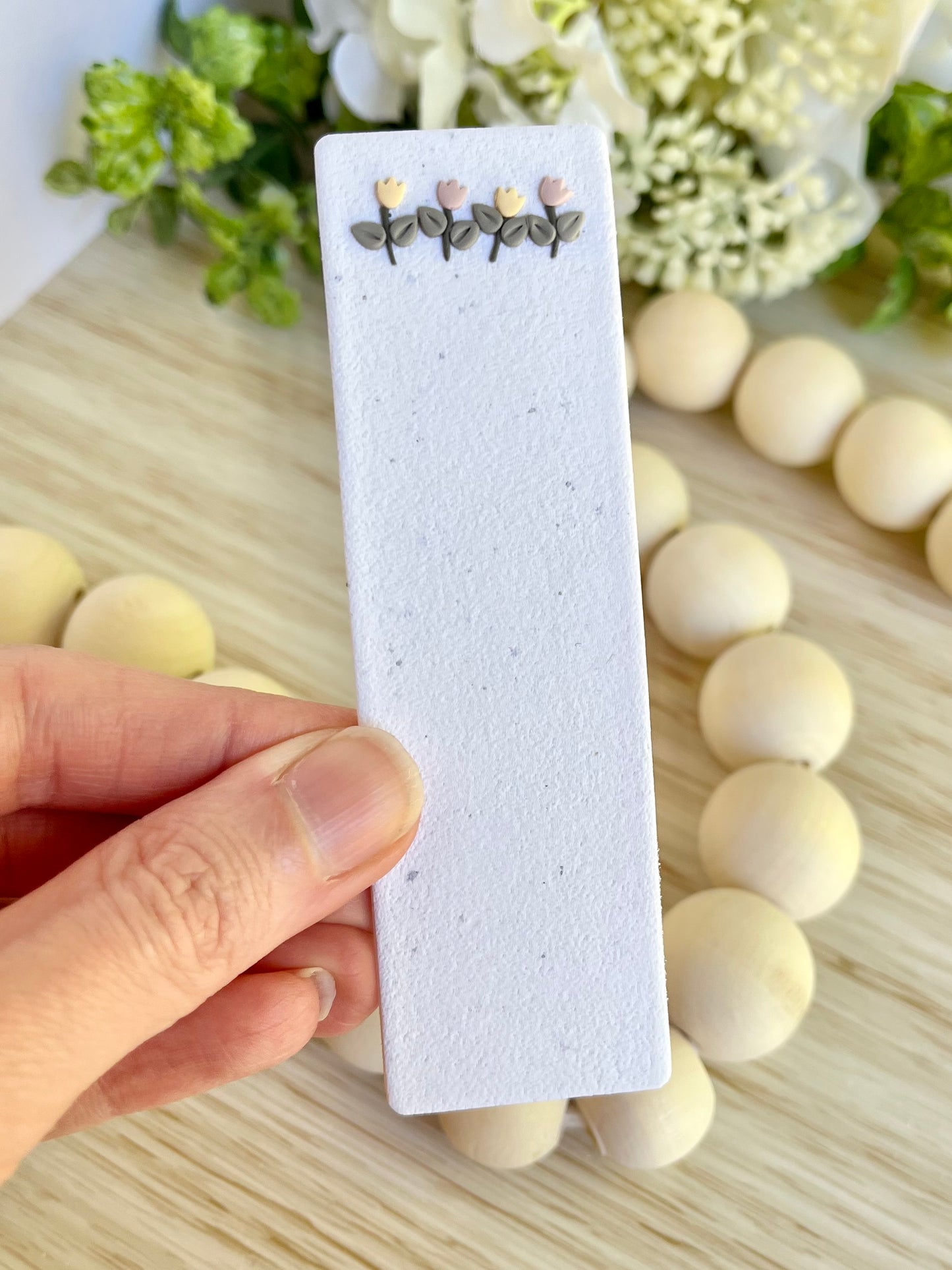 Field of Yellow and Pink Flowers Bookmark