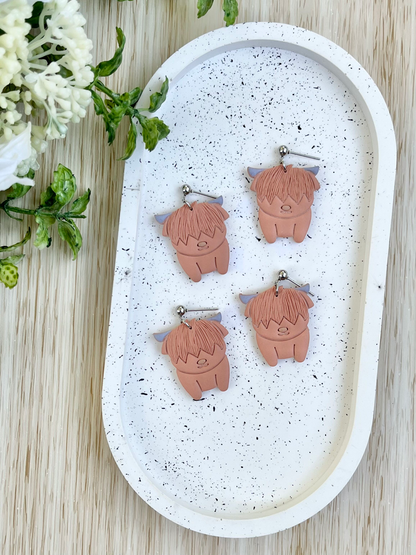 Highland Cow Earrings