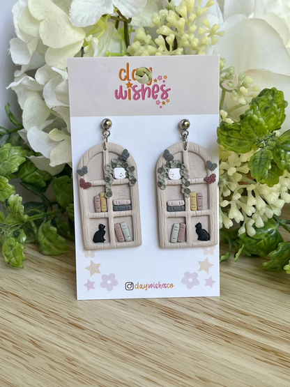 Bookshelf Earrings **Limited Edition**