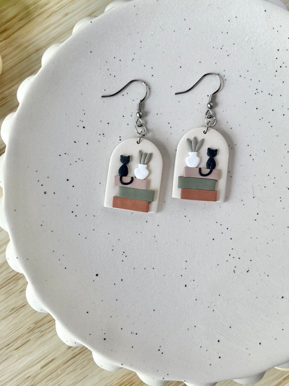 Book Stack Earrings