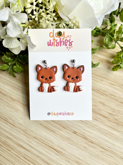 Red Fox Earrings