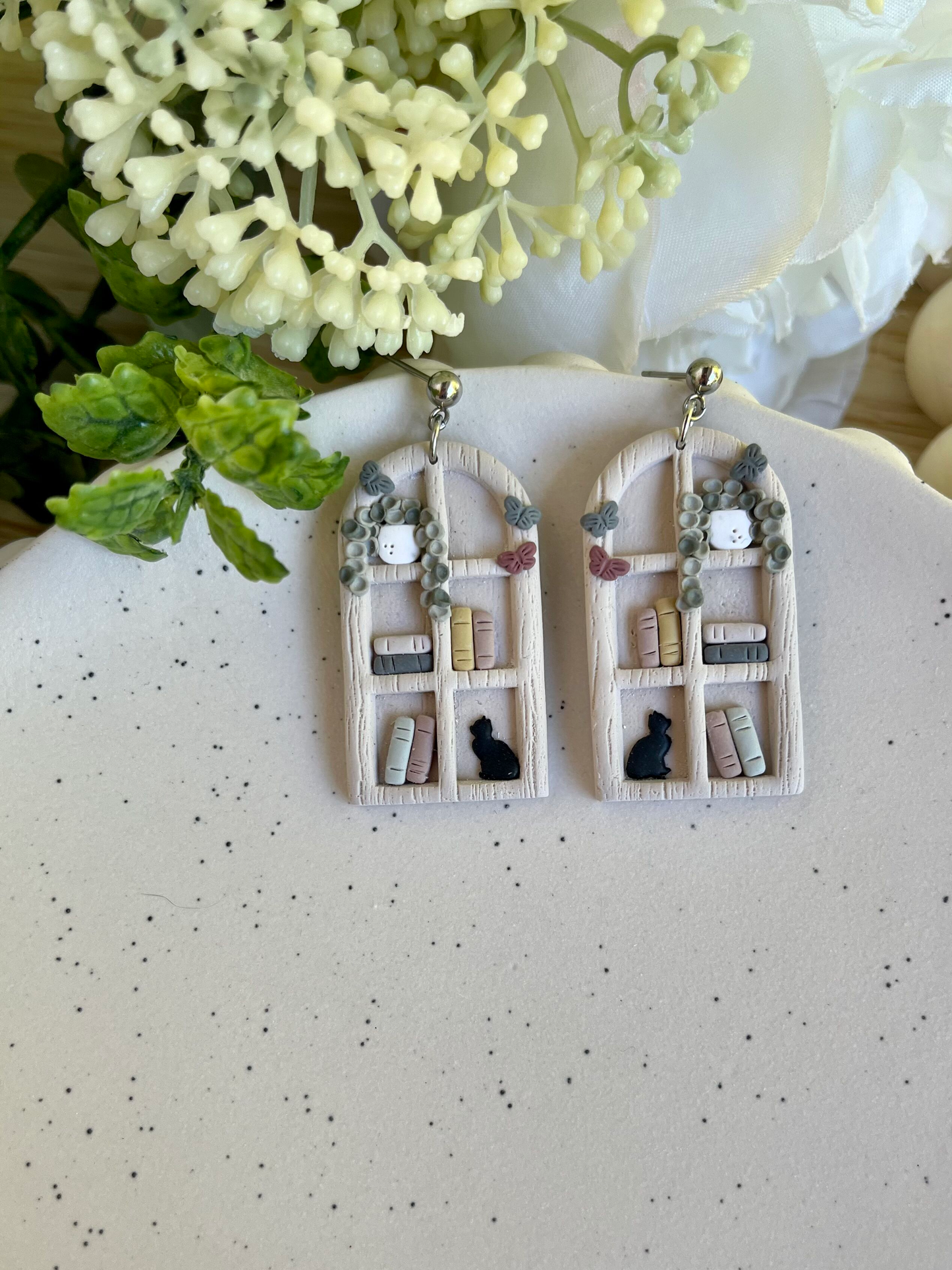 Bookshelf Earrings **Limited Edition**