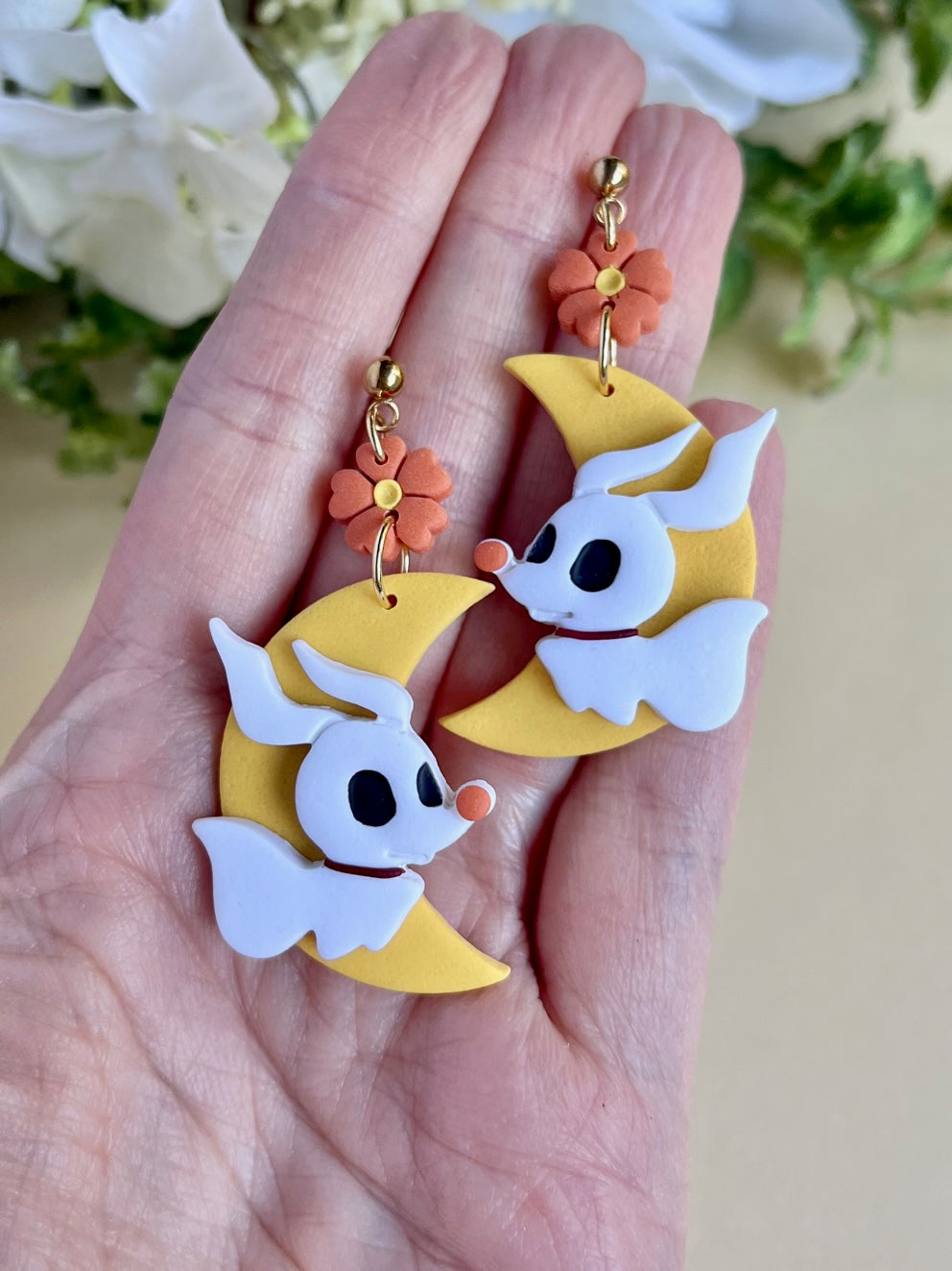 Ghost Dog Earrings