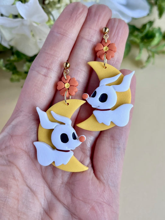 Ghost Dog Earrings