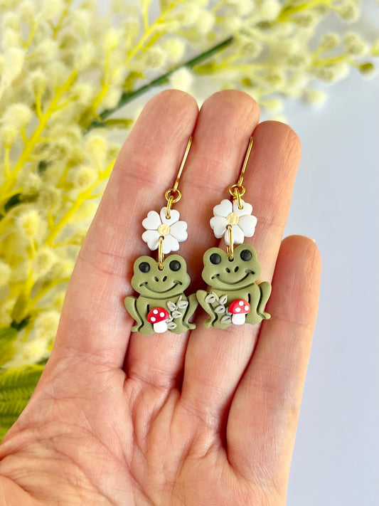 Frog Earrings