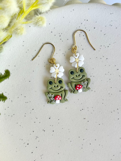 Frog Earrings