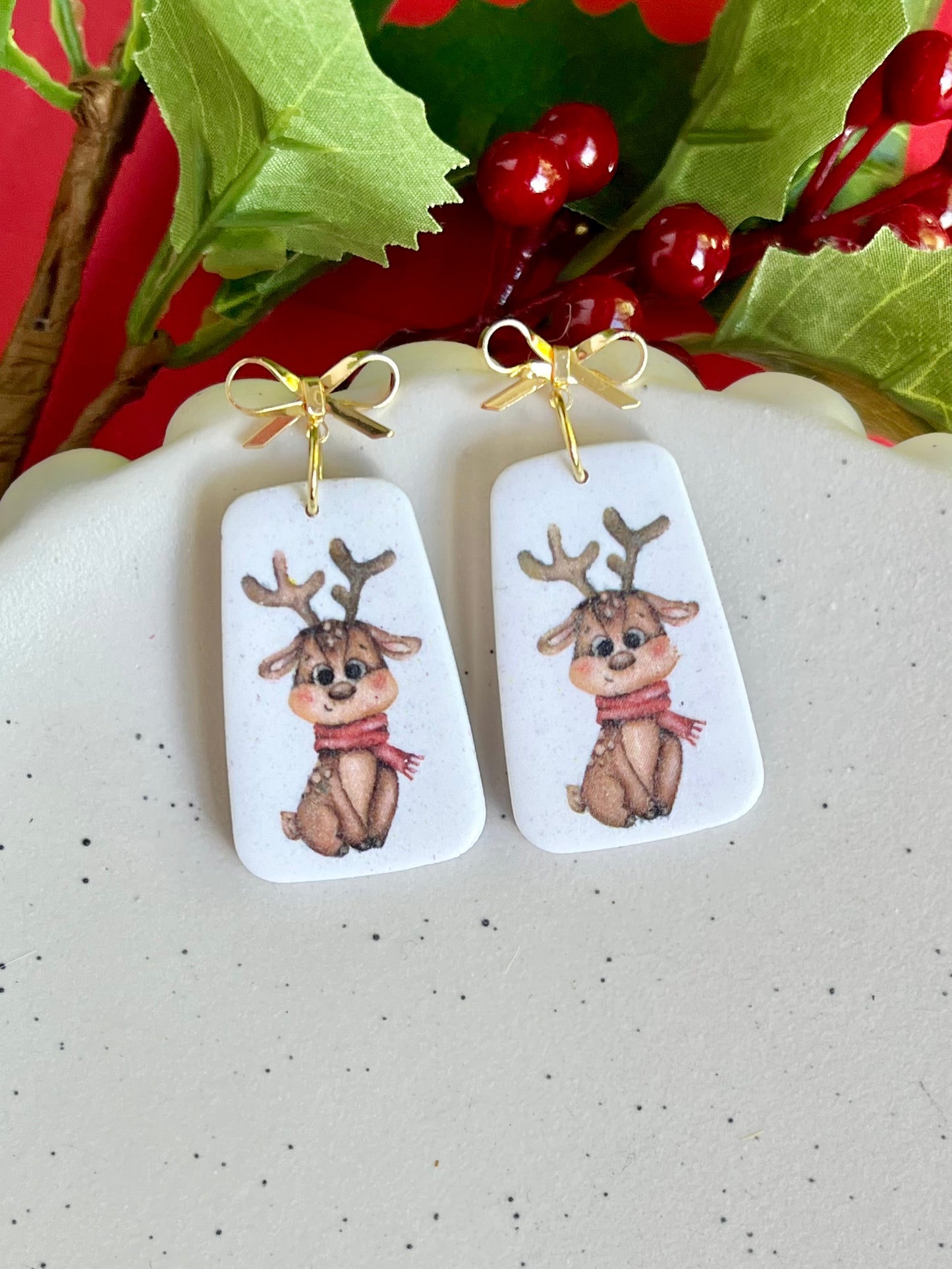 Reindeer Earrings