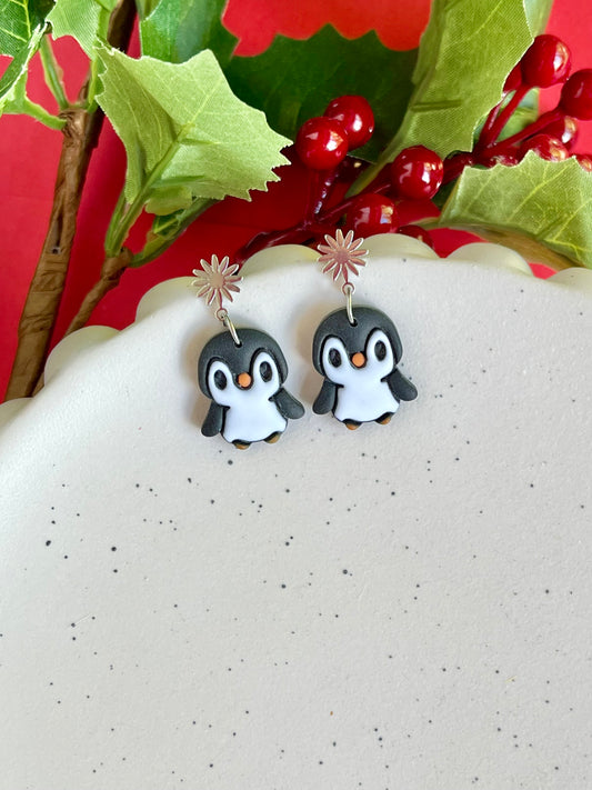Penguin Earrings