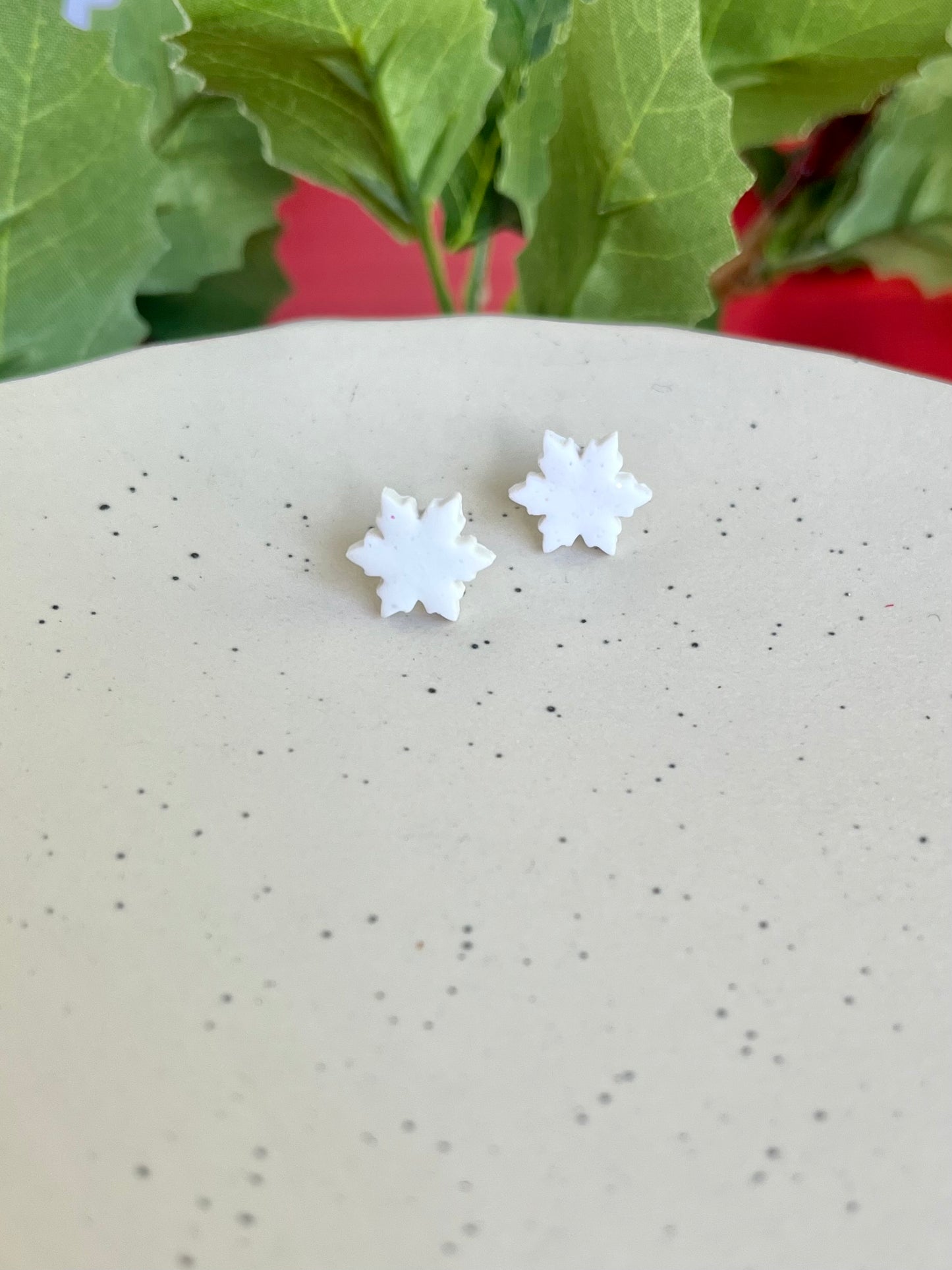 Snowflake Stud Earrings