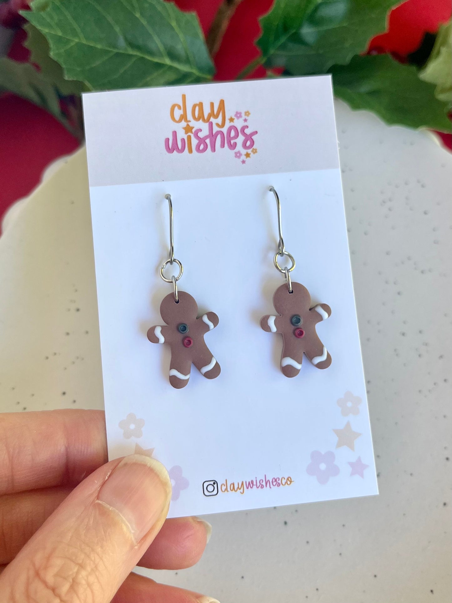 Gingerbread Earrings