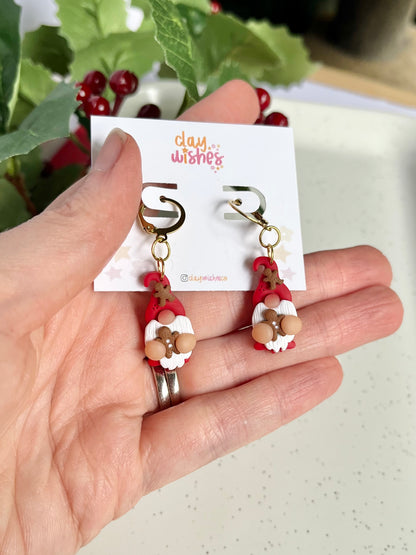 Gingerbread Gnome Earrings