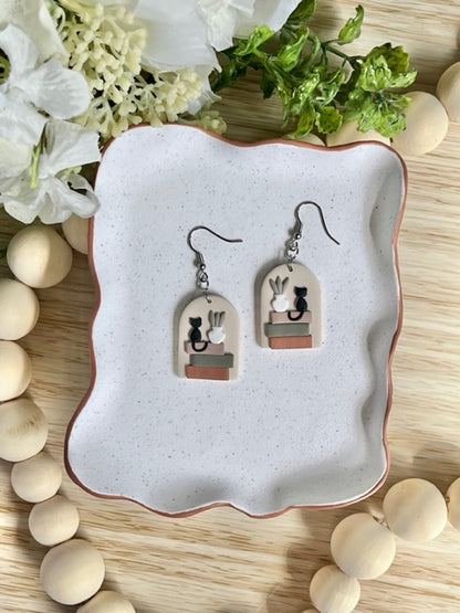 Book Stack Earrings
