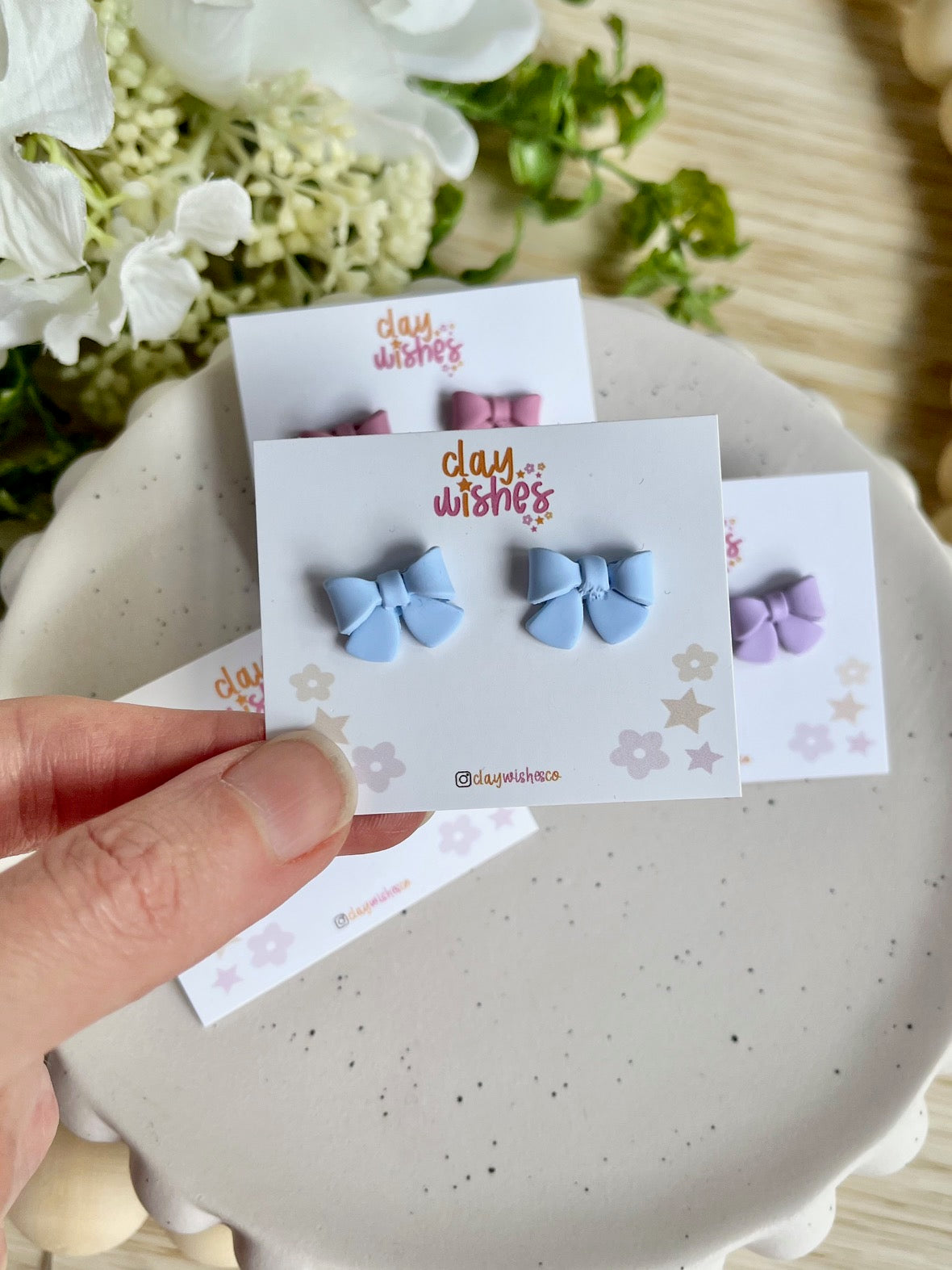 Bow Stud Earrings