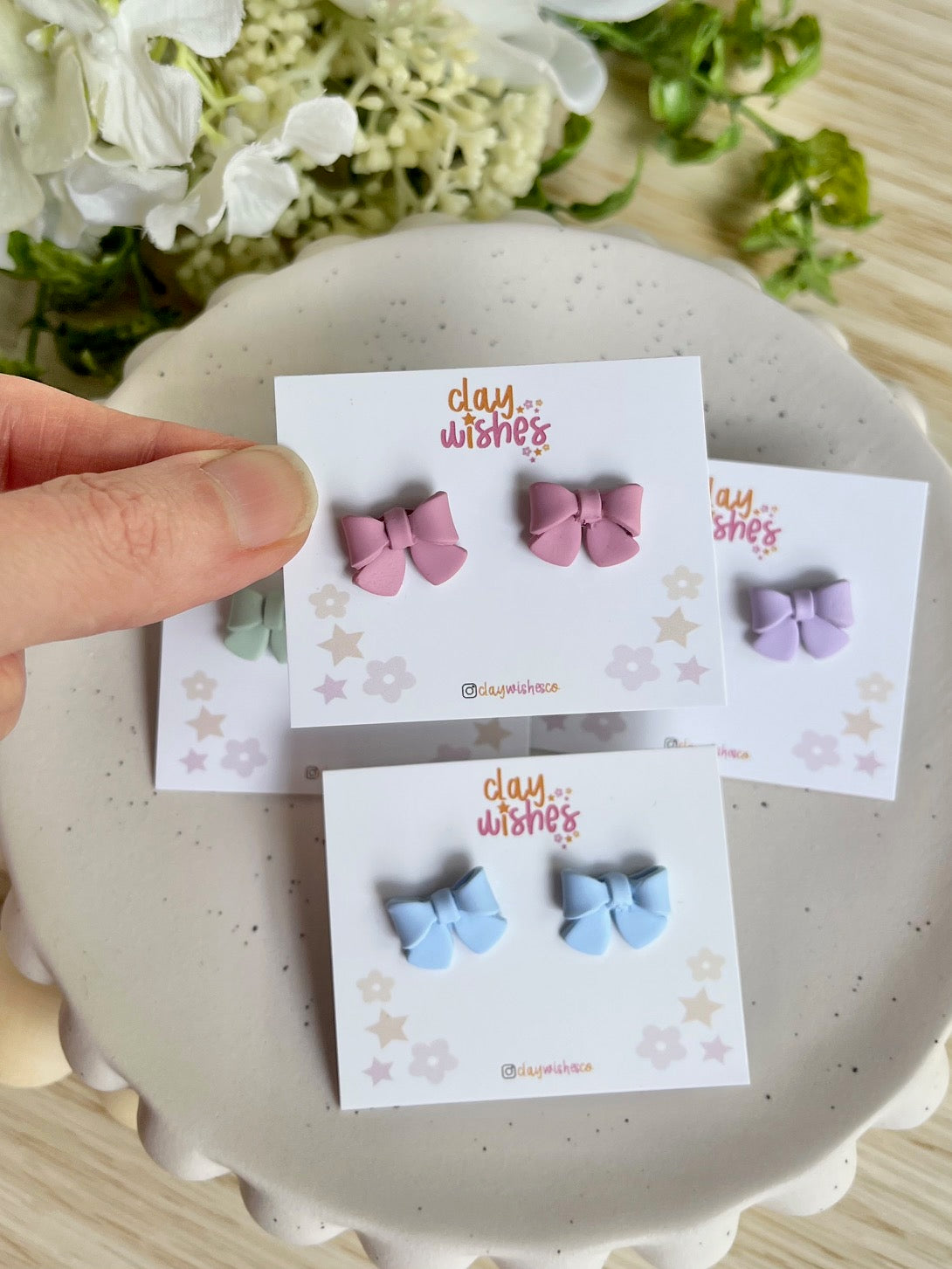 Bow Stud Earrings