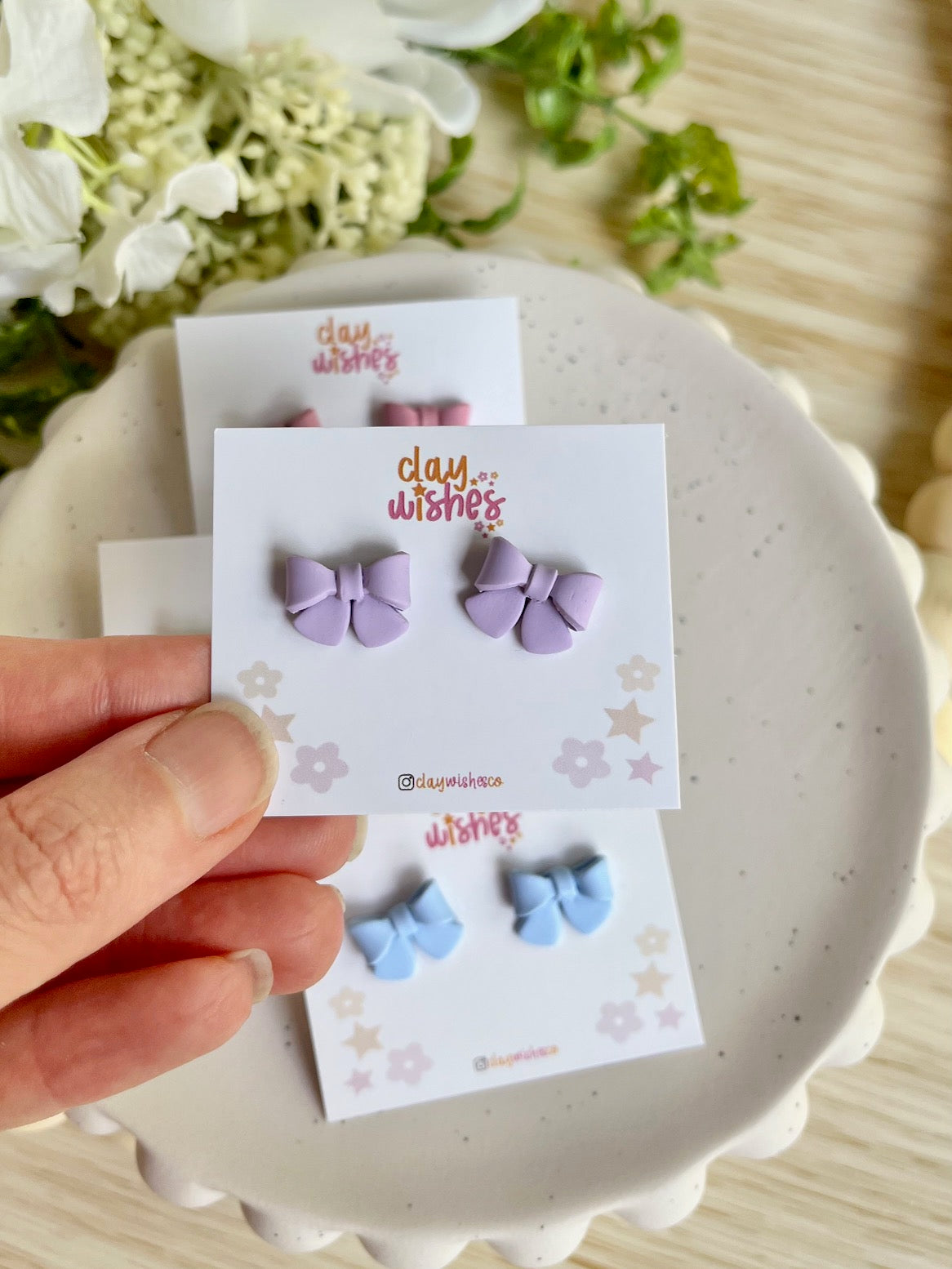 Bow Stud Earrings
