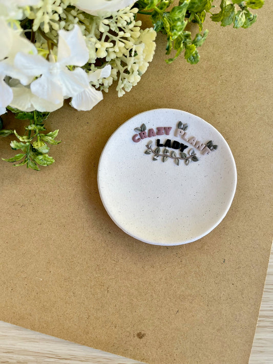 Crazy Plant Lady Trinket Dish