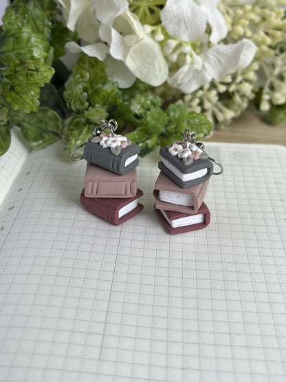 Book Stack Earrings